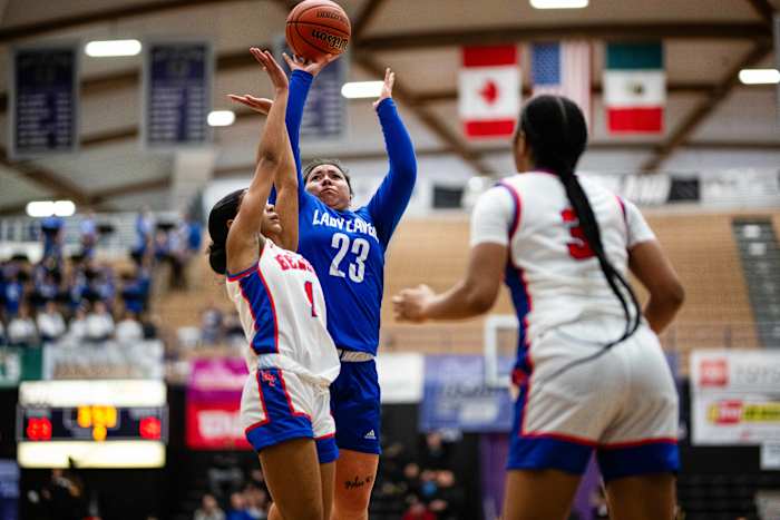 Benson Grants Pass 6A Oregon girls basketball quarterfinal 2024 Naji Saker -45